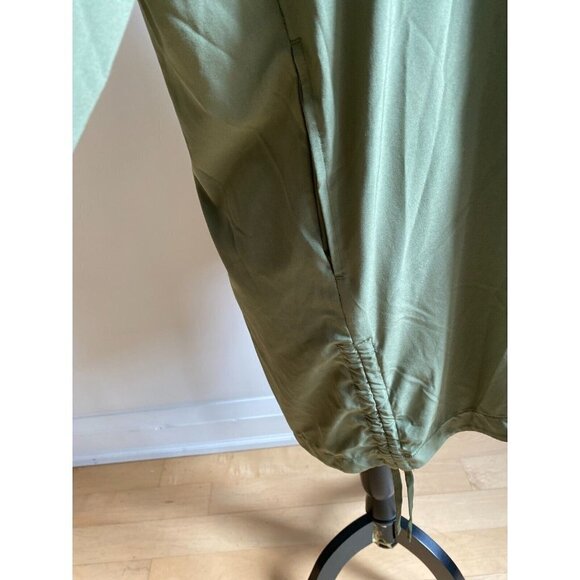 Z By Zella BNWOT Activewear Green Long Hooded Jacket Women Full Zip - Picture 3 of 7